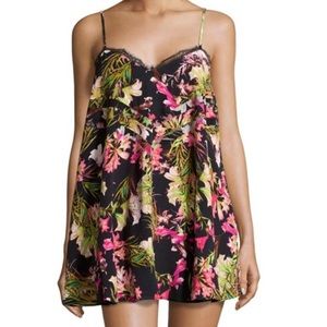 NWT Lovers + Friends Tropical Floral Print Mini Dress